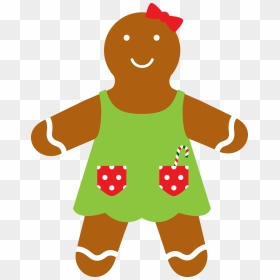 Transparent Gingerbread Man Png - Clipart Gingerbread Lady, Png Download - gingerbread man png