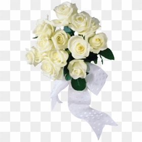 White Rose Png Hd Photo - Bouquet White Flowers Png, Transparent Png - flower png hd