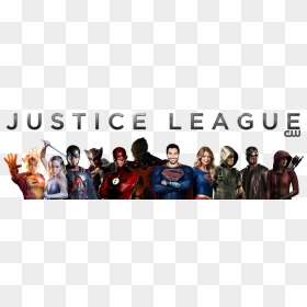 Cw"s Justice League - Superman, HD Png Download - justice league png