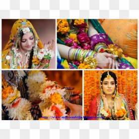 Bridal Mehndi Jewellery, HD Png Download - flower mala png