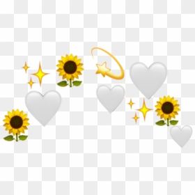 Crown🤍🌻#crown #emoji #emojicrown #heart #heartemoji, HD Png Download - crown emoji png