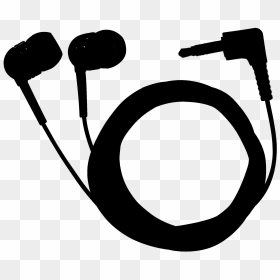 Transparent Headphones Silhouette Png - Ear Phone Png, Png Download - mobile image png