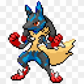 Pixel Art Pokemon Mega Lucario , Png Download - Cinema City Movies 12, Transparent Png - lucario png