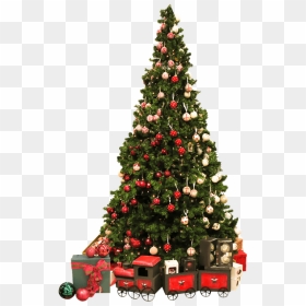 Christmas Tree Vintage Train Clip Arts - Vintage Christmas Tree Png, Transparent Png - christmas tree vector png