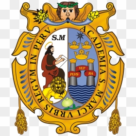 Unmsm Coatofarms Seal - Logo San Marcos Png, Transparent Png - marcos png
