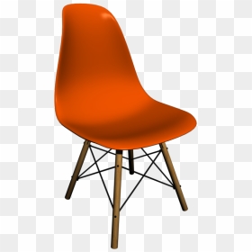 Eames Plastic Side Chair Dsw By Vitra - Chair Top Side Png, Transparent Png - plastic chair png