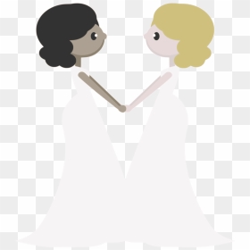Wedding Day Brides Clipart - Two Brides Svg, HD Png Download - wedding hands png