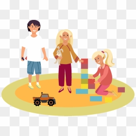 Cartoon, HD Png Download - kids playing png