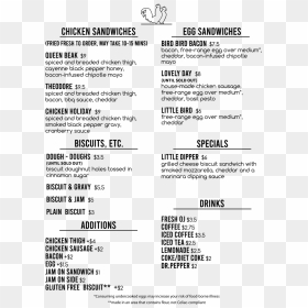 Birdbirdmenu 3 11 20 Lil Dip Aligned Left 01, HD Png Download - menu png