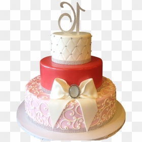 16th Birthday Cakes Images Tldn Elegant Sweet 16 Birthday - Birthday Cake, HD Png Download - 1st birthday cake png