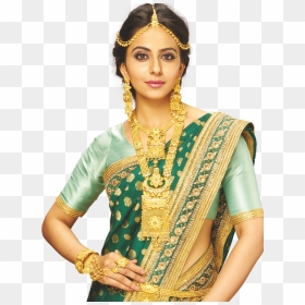 Latest Traditional Indian Jewellery - Bridal Jewellery Png Hd, Transparent Png - indian girl png