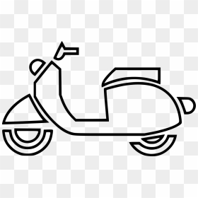 Outline Image Of Scooty , Png Download - Scooty Icon Png Logo, Transparent Png - scooty png