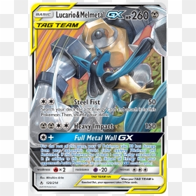 Pokemon Trading Cards Tag Team, HD Png Download - lucario png