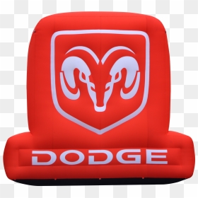 Dodge Inflatable Advertising Car Dealership Promotional - Dodge Logo White, HD Png Download - dodge logo png