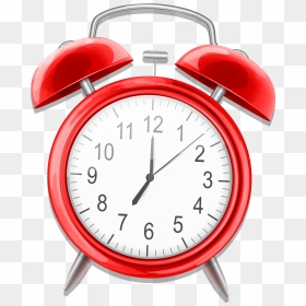 Alarm Clock Watch - Red Alarm Clock Png, Transparent Png - alarm clock png