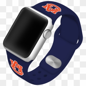 Auburn University Tigers Silicone Sport Band For Apple - Apple Watch, HD Png Download - auburn logo png