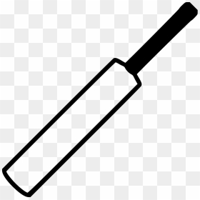 Cricket Bat Sport Gear Batsman Equipment Svg Png Icon - Drawing Image Of Cricket Bat, Transparent Png - cricket vector png