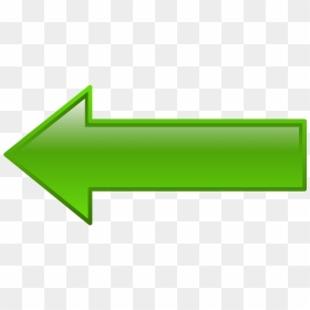 Green Arrow Left Sign, HD Png Download - sun path arrow png