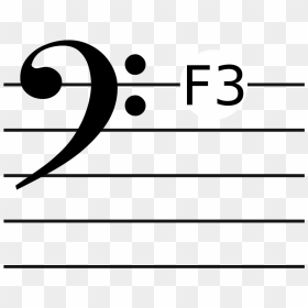 Treble Clef And Bass Clef, HD Png Download - bass clef png