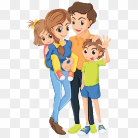 Transparent Family Day Cartoon Sharing Playing With - Transparent Family Clipart Png, Png Download - kids playing png
