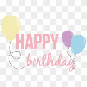 Happy Birthday, HD Png Download - feliz cumpleaños png