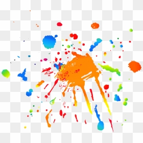 Paint Splash Png Download - Transparent Paint Splatter Png, Png Download - watercolor splatter png