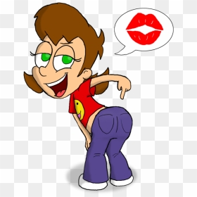 Thumb Image - Kiss Her Ass Cartoon, HD Png Download - butt png