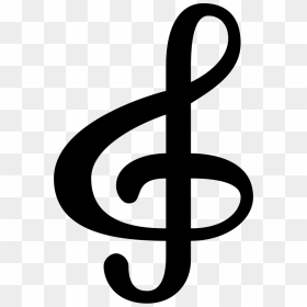 Treble Clef Svg Png Icon Free Download - Treble Clef Icon Svg, Transparent Png - bass clef png