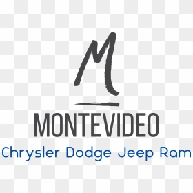 Montevideo Chrysler Dodge Jeep Ram - Calligraphy, HD Png Download - chrysler logo png