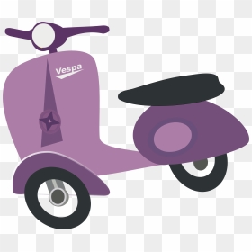 Vespa Scooter Vector Png, Transparent Png - scooty png