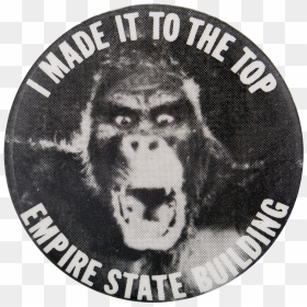 Empire State Building Event Button Museum - King Kong 1933, HD Png Download - empire state building png