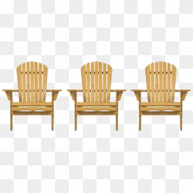Chairs - Silla De Madera De Jardin, HD Png Download - menu png