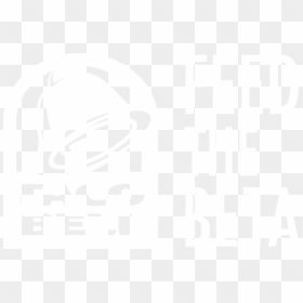Drawn Log Taco Bell - Taco Bell, HD Png Download - taco bell logo png