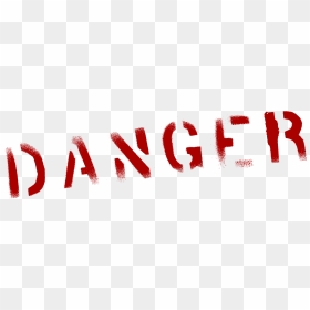 Danger Png, Transparent Png - word png