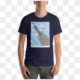 Tav The Duck At The Empire State Building T-shirt - Dino Littlespace, HD Png Download - empire state building png