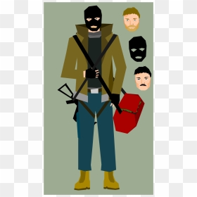Bank Robber Clip Arts - Clip Art, HD Png Download - robber png