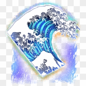 Great Wave Off Kanagawa Aesthetic, HD Png Download - tidal png