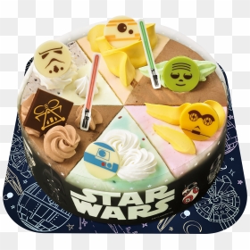 Baskin Robbins Korea Cake, HD Png Download - star wars characters png