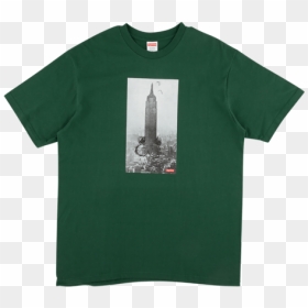 Supreme Empire State Building T Shirt Green, HD Png Download - empire state building png