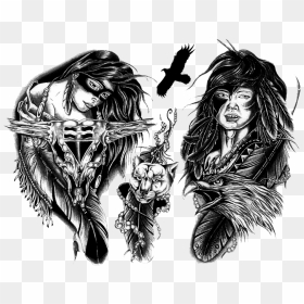 Star Wars Characters Clip Art Transparent Background - Transparent Background Tattoo Sketches Transparent, HD Png Download - star wars characters png