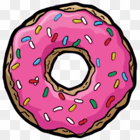 Donuts Rosquinha Cute - Donuts Simpsons Png, Transparent Png - doughnut png