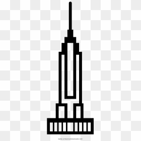 Empire State Building Coloring Page, HD Png Download - empire state building png