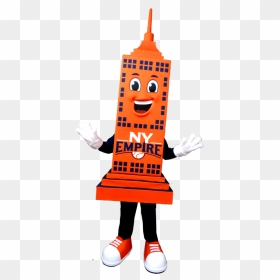 Meet Hudson The Tennis Playing Empire State Building - Empire State Building Mascot, HD Png Download - empire state building png