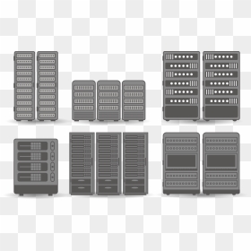 Server Euclidean Vector 19-inch Rack Icon - Server Rack Vector, HD Png Download - server png
