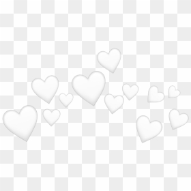 White Heart Tumblr Hearts Whitehearts Aesthetic Aesthet - White Aesthetic Heart Transparent, HD Png Download - heart png tumblr