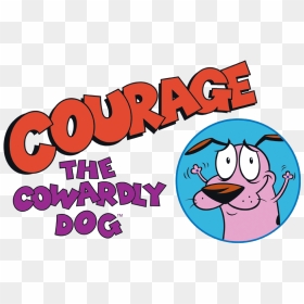 Courage The Cowardly Dog Courage Logo Men"s Premium - Courage The Cowardly Dog Logo, HD Png Download - courage the cowardly dog png