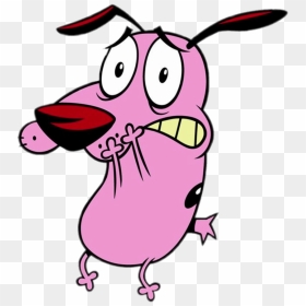 Cartoon Courage The Cowardly Dog Drawing, HD Png Download - courage the cowardly dog png