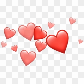 Red And Pink Heart Emoji, HD Png Download - heart png tumblr