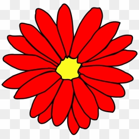 Daisies Clipart Daffodil Flower Red Daisy Clip Art - Pink Daisy Clipart, HD Png Download - daisies png