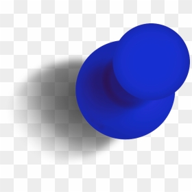 Blue Push Pin Png - Blue Push Pin Clip Art, Transparent Png - push pin png